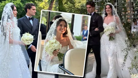 Cât a costat rochia de mireasă a Elenei, soția lui Ianis Hagi: 