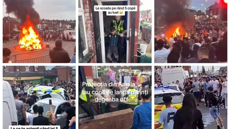 VIDEO De la ce a pornit scandalul monstru cu românii din Leeds care au răsturnat o mașină a Politiei! O familie de romi cu 8 copii a rămas fără cinci dintre ei după o anchetă socială a statului britanic! Sute de romani din Anglia au facut dezastru pe străzi