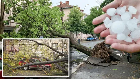 Alertă ANM. Inversiune termică de marţi, cod galben de vijelii în 13 judeţe