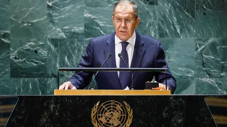 Serghei Lavrov lansează un nou atac la adresa SUA şi Occidentului, de la tribuna ONU: 