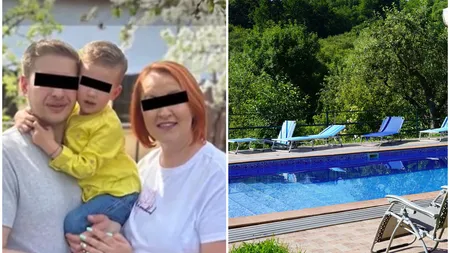 Imaginile șocante din momentul în care Luca, în vârstă de doar trei ani, se îneacă în piscina unei pensiuni. De ce părinții, aflați la mică distanță, nu au văzut tragedia