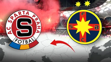SPARTA PRAGA - FCSB: 1-1. Răsturnare de situaţie, cu gol anulat în prelungiri, calificarea se joacă la retur