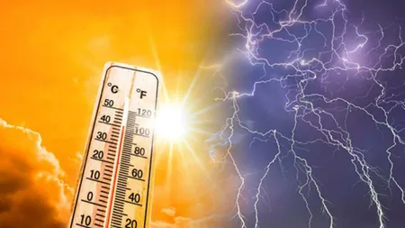 Prognoza meteo. Caniculă cu temperaturi sufocante şi ploi de vară toată săptămâna