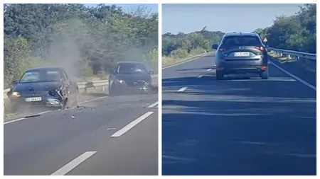 Au apărut primele imagini cu accidentul provocat de șeful secției de Chirurgie Generală a Spitalului din Caracal. Medicul era băut la volan și avea operații în aceeași zi VIDEO