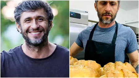 Dragoș Bucur face muncă de jos. Imaginile surprinse în fața brutăriei pe care o deține