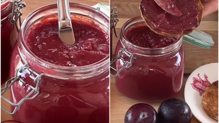 Dulceață de prune fără zahăr, un deliciu de toamnă gustos și sănătos, care nu îngrașă