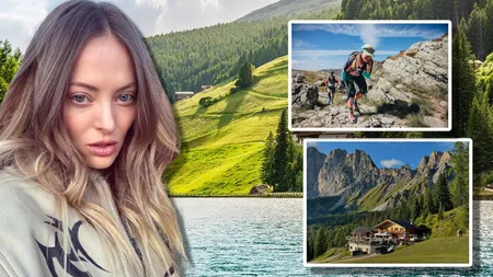 Delia Matache a plecat într-o nouă aventură, în Munții Dolomiți. Cât costă o vacanță în destinația aleasă de artistă