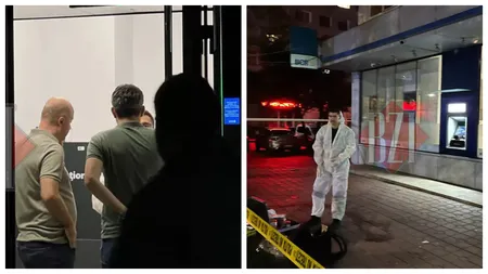 Jaf armat la BCR Iași! Un bărbat înarmat cu un pistol a amenințat un angajat să deschidă seiful