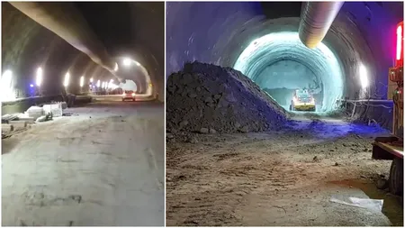 Sorin Grindeanu a publicat imagini spectaculoase cu tunelurile de pe Autostrada Sibiu-Pitești. Lucrările la secțiunea 4 au depășit stadiul de 47%