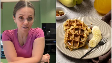 Cristina Șișcanu a făcut furori cu rețeta de vafe care nu îngrașă: 