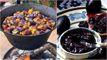 Rețetă tradițională românească. Magiun de prune fără adaos de zahăr sau conservanți