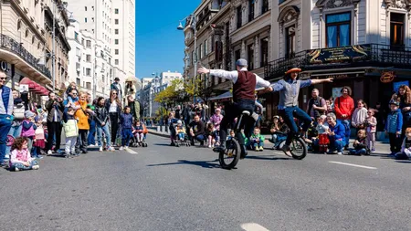 Organizatorii anunță că au anulat manifestările de duminică ale evenimentului ”Străzi deschise - București, promenadă urbană” din pricina ciclonului ce va lovi capitala