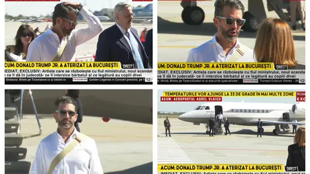 România TV l-a adus pe Donald Trump Jr.: 