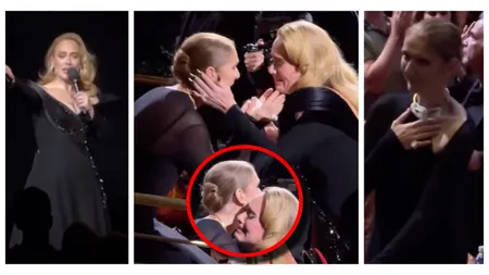 Moment emoționant! Adele a izbucnit în lacrimi când a văzut-o pe Celine Dion la concertul ei. Reacția fabuloasă a artistei - VIDEO