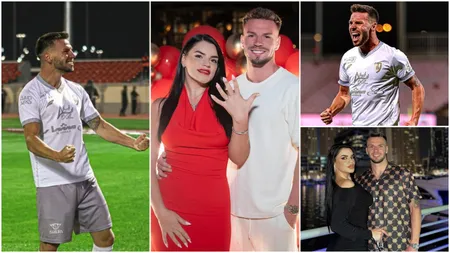 Bat clopote de nuntă pentru Andrei Cordea. Fotbalistul și-a cerut iubita de căsătorie într-un cadru de vis, la Dubai. FOTO