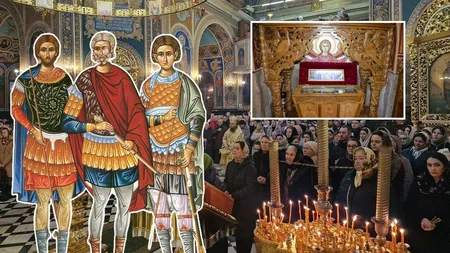 Calendar ortodox 12 octombrie 2024. Sfinții Mucenici mari făcători de minuni. Rugăciune pentru alungarea vrăjmaşilor şi milostivire divină