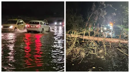 Potop la Constanța! Străzile și locuințele au fost inundate, după efectele devastatoare ale Ciclonului Ashley