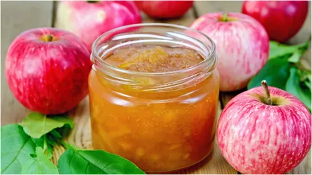 Rețetă. Gem de mere fără zahăr, desertul perfect care poate fi consumat de oricine