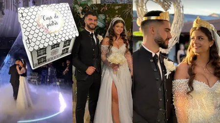 Câți bani au dat invitații la nunta lui Iancu Sterp și a Denisei Coțolan. Suma colosală pe care mirii au adunat-o