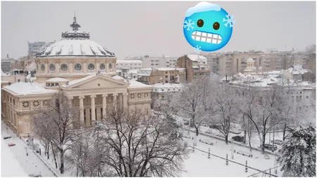Vortexul polar se face simţit şi în România, ANM a emis Cod Galben. Se depune strat de zăpadă la munte