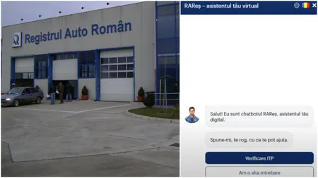 Cum te poate ajuta RAReș, asistentul virtual al Registrului Auto Român. Chatbot-ul este disponibil permanent