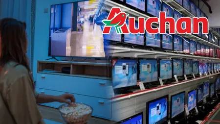 Super-ofertă la Smart TV-uri la Auchan. Ce funcţionalităţi au televizoarele de ultimă generaţie care nu-ţi fac gaură în buget