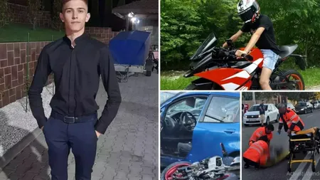 Accident mortal în Târgu Jiu. Un motociclist de 18 ani a murit după impactul cu un alt autoturism