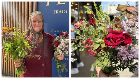 Impresionant! Povestea bătrânei care vinde flori și nuci pentru a se putea încălzi la iarnă