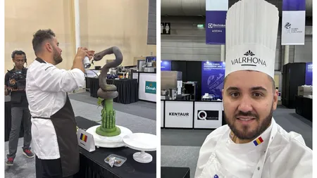 Echipa României, condusă de Flavian Dobre, câștigă Medalia de Bronz la Campionatul Mondial Global Pastry Chef Challenge 2024