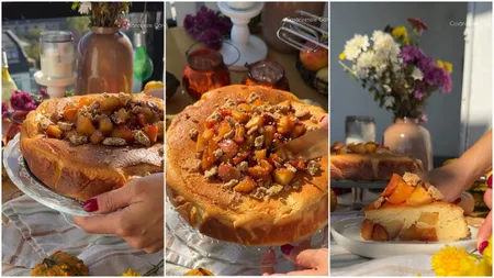 Prăjitură cu mere, un desert perfect pentru zilele de toamnă