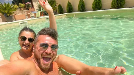 Ultima baie în piscină pentru Gabriela Cristea şi Tavi Clonda din 2024. Cum au reacţionat fanii: 