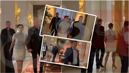 Ținuta aleasă de Carmen Iohannis în prima zi a vizitei la Paris. Îl însoțește pe Klaus Iohannis, la Summitul Francofoniei