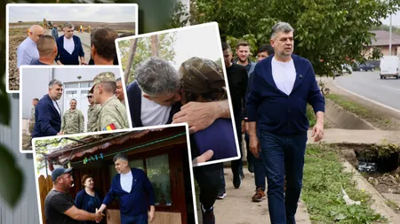 Marcel Ciolacu a vizitat din nou localitățile din Galați afectate de inundații. ''Am promis că nu voi lăsa niciun român în urmă''