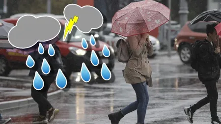 Prognoza meteo. Ploile se restrâng, dar se întorc în forţă la sfârşitul săptămânii