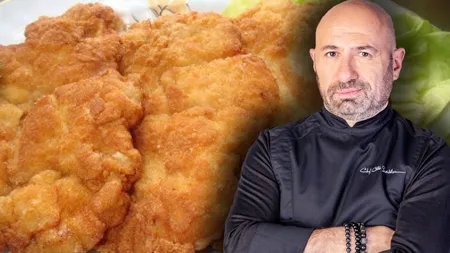 Reţeta de şniţele a lui Cătălin Scărlătescu. Ingredientul secret care le face crocante şi delicioase