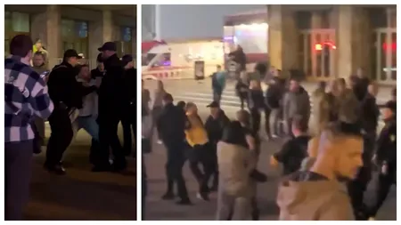Raiduri în cluburile de noapte din Kiev. Ofiţerii ucraineni de recrutare militară caută bărbaţi pentru înrolare VIDEO