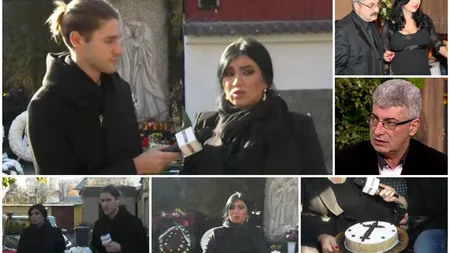 EXCLUSIV Adriana Bahmuțeanu îi face parastas lui Silviu Prigoană la locul de veci. Scandal cu poliția la cimitir