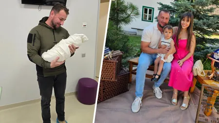 Soția lui Marian Godină a născut a doua fetiță. Prima imagine cu mezina familiei: 