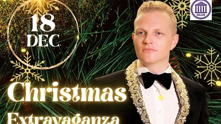 Solişti lirici de marcă se alătură tenorului ŞTEFAN von KORCH în concertul CHRISTMAS EXTRAVAGANZA pe 18 Decembrie la Sala Dalles