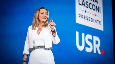 Elena Lasconi: ”Eu o să colaborez cu toate partidele, pentru că voi fi preşedintele României şi îi reprezint pe toţi românii”. Despre numirea unui premier PSD: ”Haideţi să aşteptăm ziua de 1 decembrie”
