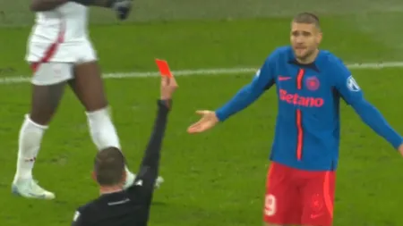 FCSB - Olympiacos 0-0 în Europa League. Bîrligea, eliminat! Campioana României, ca şi calificată în playoff-ul pentru optimile de finală
