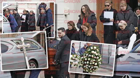 Gabriel Cotabiță, condus pe ultimul drum de familie și prieteni. Primele imagini de la înmormântare