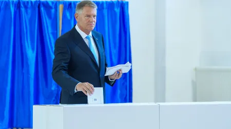 Klaus Iohannis a mers la vot. Președintele a fugit de declarații în ziua votului