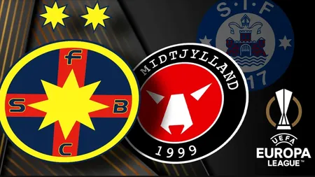 FCSB - Midtjylland 2-0. Victorie mare pentru echipa lui Becali