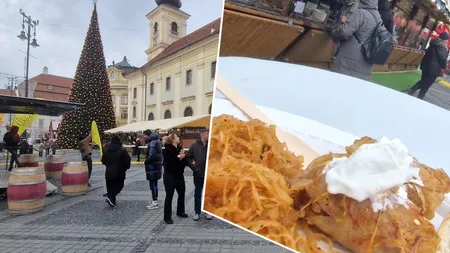 Cât costă două sarmale la Târgul de Crăciun de la Sibiu. Ce alte delicatese mai poți cumpăra din țara lui Moș Crăciun