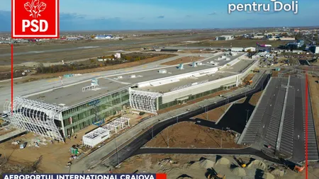 #AdministrațiaPSD: Terminal fără egal pentru Aeroportul Internațional Craiova