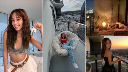 Andra Gogan s-a mutat în Los Angeles. Tânăra a explicat decizia printr-o postare în mediul online. FOTO