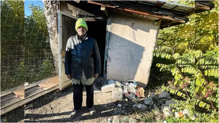 Imagini ireale! Un bărbat de 60 de ani trăiește la limita dintre viață și moarte. 