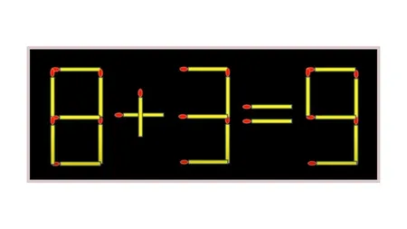 Test IQ pentru oamenii cu adevărat ageri la minte. Mută un singur chibrit pentru a rezolva ecuația 8+3=9