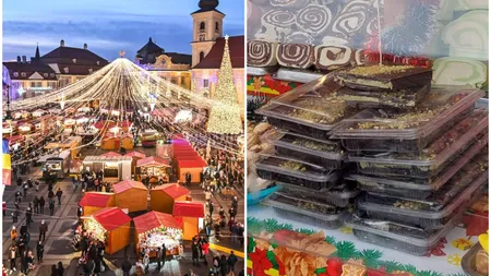 Ciocolata Dubai a ajuns și la Târgul de Crăciun din Sibiu. Este cel mai scump desert. Cu cât se vinde 100 de grame